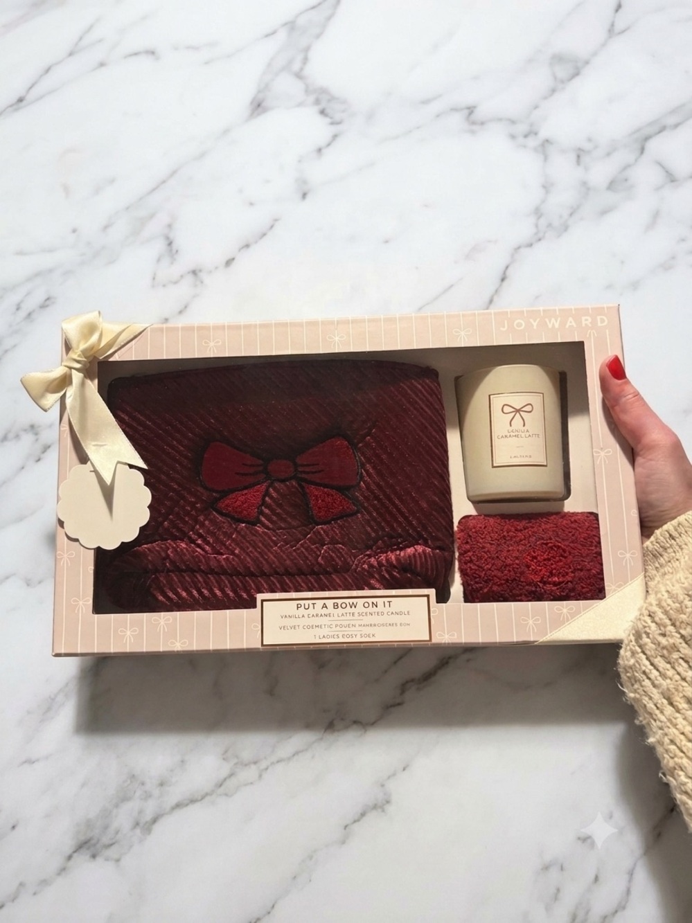New joyward Put A Bow On It Gift Set - Deep Red
